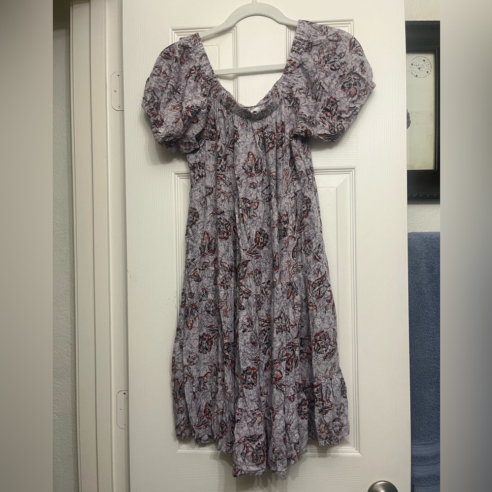 Floral Puff Sleeve Dress